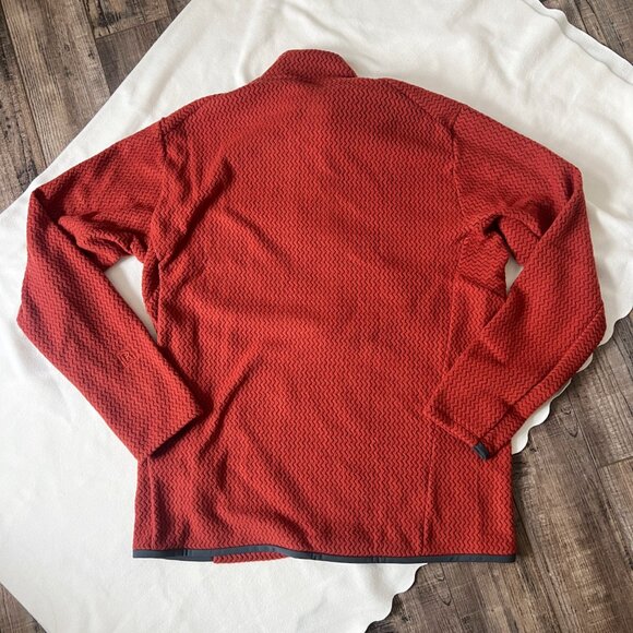 NWT Patagonia Men's XL R1 Air Zip Neck Fleece Pullover Mangrove Red Lightweight - Picture 6 of 13